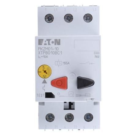 Jistič ochrany motoru, rozsah: PKZM 01 10A, 6.3 A 690V ac 55 °C -25 °C Eaton