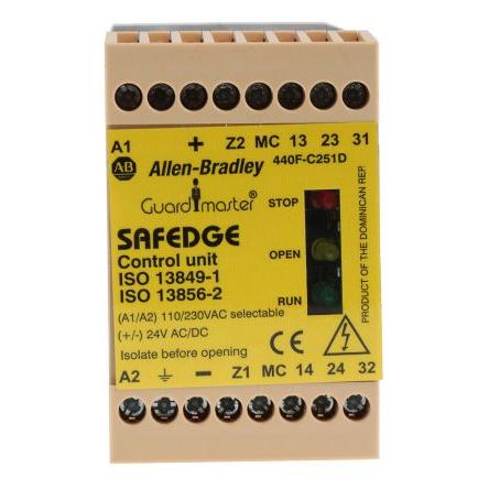 Allen Bradley 440F Bezpečnostní relé 230V ac/dc, 24 V ac/dc 1 2