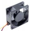 ARX Axiální ventilátor, řada: CeraDyna, průtok vzduchu: 55.6 m³/h 3.6 W 12V dc 300 mA IP20 60 mm 60mm 25.4 mm