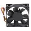 ARX Axiální ventilátor, řada: CeraDyna, průtok vzduchu: 67.5 m³/h 2.88 W 12V dc 240 mA IP20 80 mm 80mm 25.4 mm