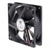 ARX Axiální ventilátor, řada: CeraDyna, průtok vzduchu: 108.2 m³/h 4.32 W 12V dc 360 mA IP20 92 mm 92mm 25 mm