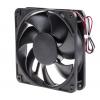 ARX Axiální ventilátor, řada: CeraDyna, průtok vzduchu: 180.8 m³/h 5.04 W 12V dc 420 mA IP20 120 mm 120mm 25 mm