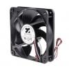 ARX Axiální ventilátor, řada: CeraDyna, průtok vzduchu: 180.8 m³/h 5.04 W 12V dc 420 mA IP20 120 mm 120mm 25 mm