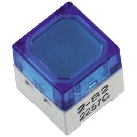 Omron Dotykový spínač IP00, barva ovladače: Modrá Uzávěr SPST-NO 50mA 10.2 mm Montáž na plošný spoj