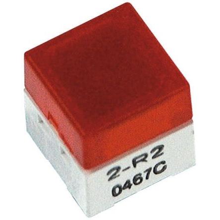 Omron Dotykový spínač IP00, barva ovladače: Červená Uzávěr SPST-NO 50mA 10.2 mm Montáž na plošný spoj