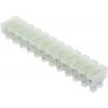 RS PRO Svorkovnice bez pojistky 2.5mm², Průchozí otvor Přírodní, počet cest: 12 24A, 2.5mm², 380V Šroubová