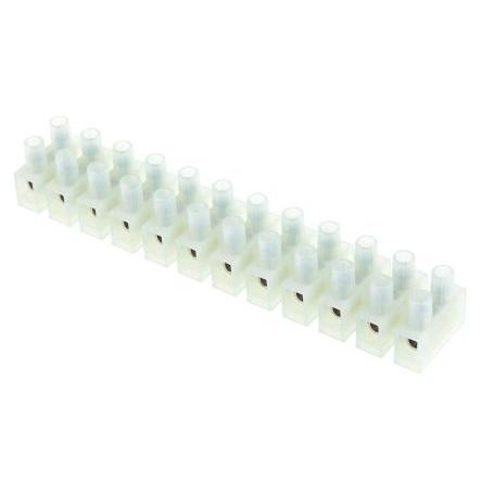 RS PRO Svorkovnice bez pojistky 2.5mm², Průchozí otvor Přírodní, počet cest: 12 32A, 4mm², 400V Šroubová