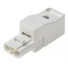 RS PRO Svorkovnice bez pojistky 2.5mm², Kabel Bílá, počet cest: 2 16A, 2.5mm², 400V Šroubová