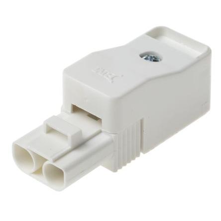 RS PRO Svorkovnice bez pojistky 2.5mm², Kabel Bílá, počet cest: 2 16A, 2.5mm², 400V Šroubová