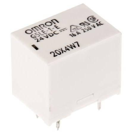 Omron Výkonové relé SPDT Montáž na plošný spoj 16A 24V dc G5LE