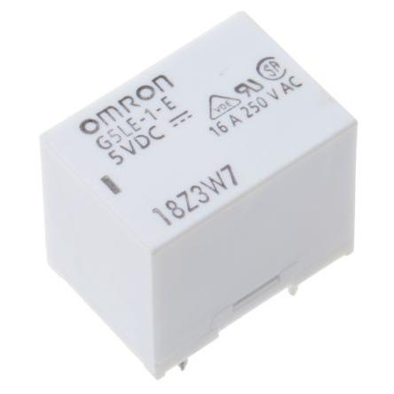 Omron Vysokofrekvenční relé SPDT Montáž na plošný spoj 5V dc
