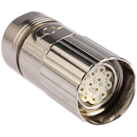 Kulatý konektor, počet kontaktů: 12, Kabel, velikost: M23 SICK, pohlaví kontaktu: Vnitřní, orientace těla: Rovný