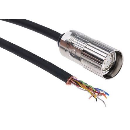 Kabel ovladače snímače, A: Vnitřní, A: M23 12, B: Volný přívod, B: Neuzavřený, 160V, IP66, IP67, řada: DOL SICK 3 m