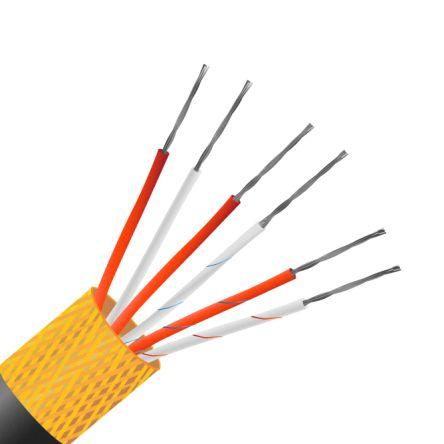 RS PRO Vodič odporového teploměru (RTD), řada: RS PRO RTD 105 °C Polyvinylchlorid 10 m Stíněný, prameny vodičů: 7 x 0.2