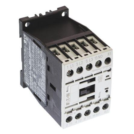 Eaton 1 NO Stykač napětí ve vinutí 110V ac 3pólový 9 A 400V ac 4 kW s 3 NO kontakty 110V ac Řízení motoru, Rezistivní