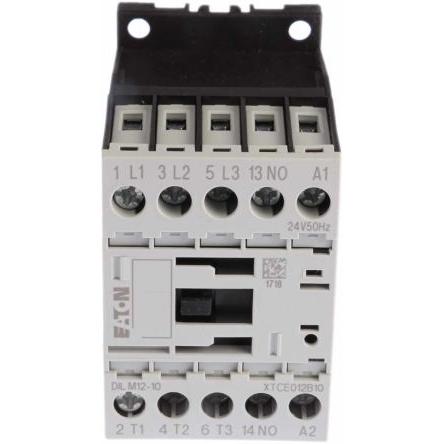 Eaton 1 NO Stykač napětí ve vinutí 24V ac 3pólový 12 A 400V ac 5.5 kW s 3 NO kontakty 245V Řízení motoru, Rezistivní