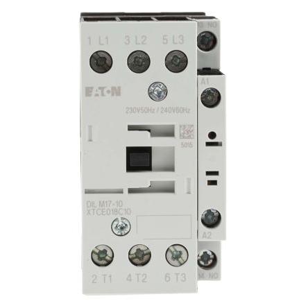 Eaton 1 NO Stykač napětí ve vinutí 230V ac 3pólový 17 A 400V ac 7.5 kW s 3 NO kontakty 230V ac Řízení motoru, Rezistivní
