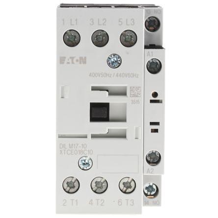 Eaton 1 NO Stykač napětí ve vinutí 400V ac 3pólový 17 A 400V ac 7.5 kW s 3 NO kontakty 400V ac Řízení motoru, Rezistivní