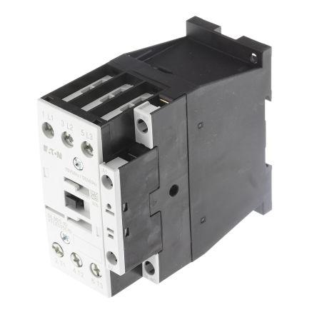 Eaton 1 NO Stykač napětí ve vinutí 110V ac 3pólový 25 A 400V ac 11 kW s 3 NO kontakty 120V Řízení motoru, Rezistivní