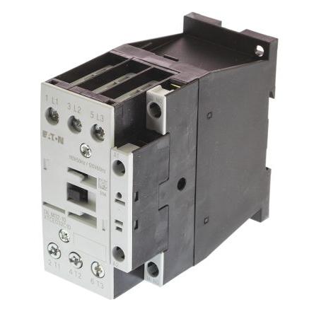 Eaton 1 NO Stykač napětí ve vinutí 110V ac 3pólový 25 A 400V ac 15 kW s 3 NO kontakty 110V ac Řízení motoru, Rezistivní