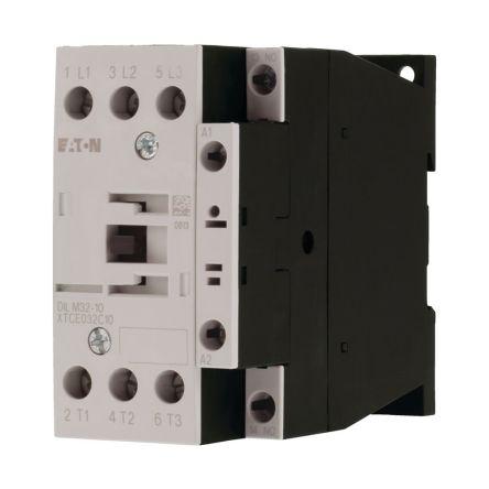 Eaton 1 NO Stykač napětí ve vinutí 400V ac 3pólový 32 A 400V ac 15 kW s 1 NO kontakty 400V ac Řízení motoru, Rezistivní