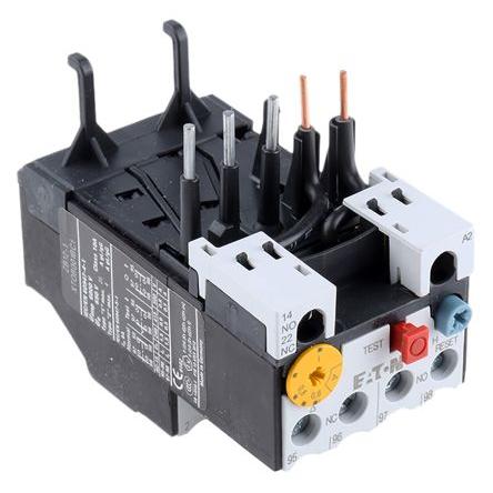 Eaton Relé na přetížení, rozsah: ZB 1 NO/1 NC s Automaticky a ručně resetováním a hodnotami FLC motoru 0.6A, 1 A 1A 6 W