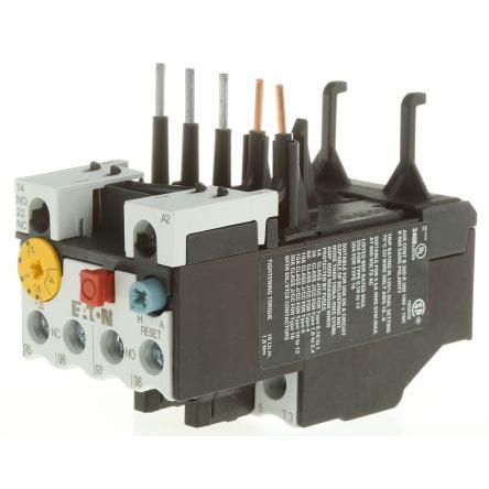 Eaton Relé na přetížení, rozsah: ZB 1 NO/1 NC s Automaticky a ručně resetováním a hodnotami FLC motoru 1.6A, 2.4 A 2.4A