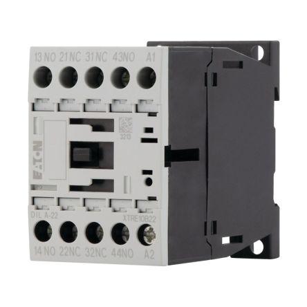Eaton 2 NO, 2 NC Relé stykače napětí ve vinutí 110V ac 4pólový 4 A 415V ac s 2 NO/2 NC kontakty 120V ac Rovný, rozsah: