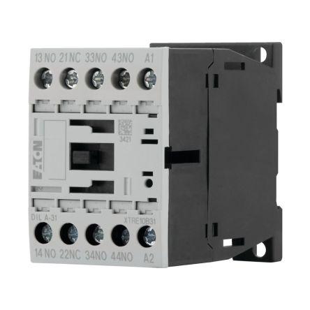 Eaton 3 NO, 1 NC Relé stykače napětí ve vinutí 230V ac 4pólový 4 A 415V ac s 3 NO, 1 NC kontakty 230V ac, rozsah: DILA