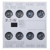 Eaton Pomocný kontakt 2 NC/2 NO 4 Přední upevnění, rozsah: DILM s Šroub 16 A 220 V dc, 500V ac