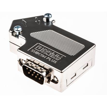 Phoenix Contact Konektor D-Sub, řada: SUBCON-PLUS, počet kontaktů: 9, orientace těla: Pravý úhel 2.77 mm, Kabel Vnější,
