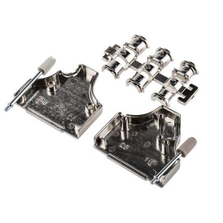 MH Connectors Plášť D-Sub, řada: MHDM35, orientace těla: Úhlový, počet kontaktů: 25, materiál pouzdra: Zinek, barva: