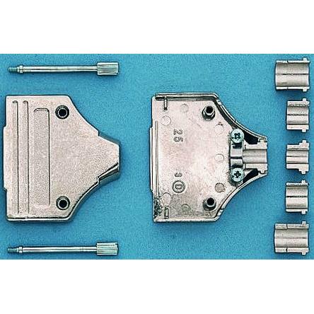 MH Connectors Plášť D-Sub, řada: MHDM35, orientace těla: Úhlový, počet kontaktů: 37, materiál pouzdra: Zinek, barva: