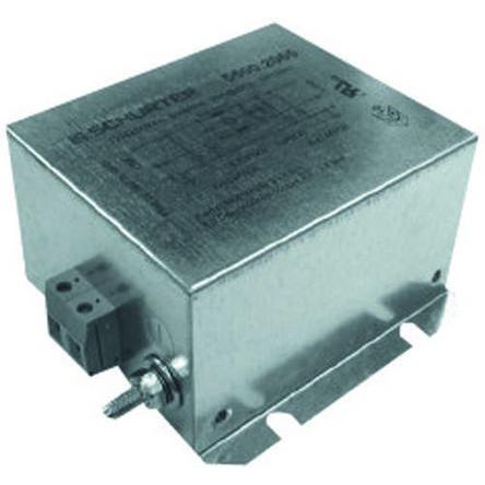 Filtr EMC, řada: FMAB, 10 nF, 250V ac, 60Hz, Montáž na přírubu 2 mH, Šroubová, 20 A, počet fází: 1, 5.2 mA, Schurter, 1,