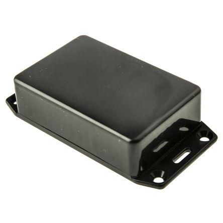 Hammond Pouzdro, řada: 1591 IP54 Nestíněný S přírubou barva Černá barva Černá Samozhášecí ABS 85 mm 21 mm 56 mm