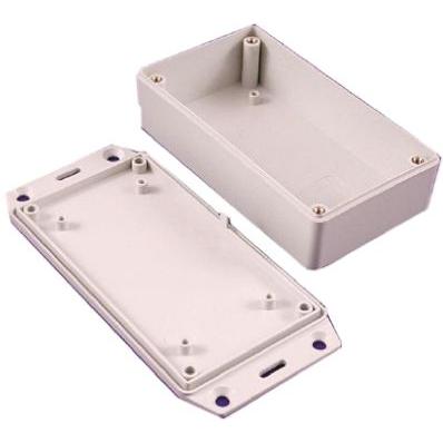 Hammond Pouzdro, řada: 1591 IP54 S přírubou barva Šedá barva Šedá Samozhášecí ABS 85 mm 21 mm 56 mm