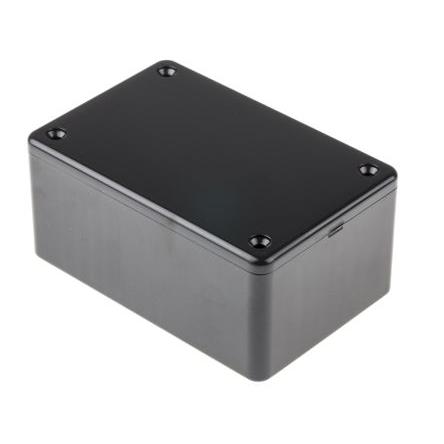 Hammond Pouzdro, řada: 1591 IP54 Nestíněný barva Černá barva Černá Samozhášecí ABS 85 mm 39 mm 56 mm