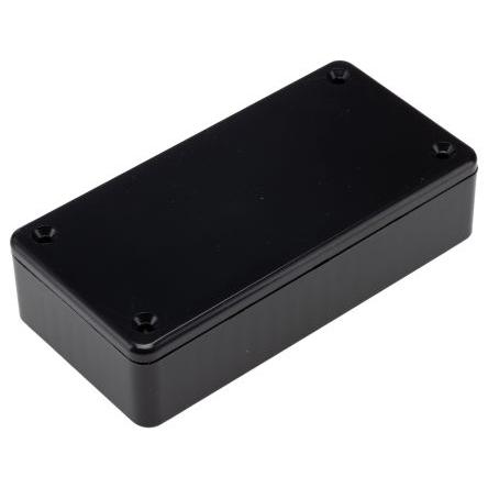 Hammond Pouzdro, řada: 1591 IP54 Nestíněný barva Černá barva Černá Samozhášecí ABS 100 mm 25 mm 50 mm