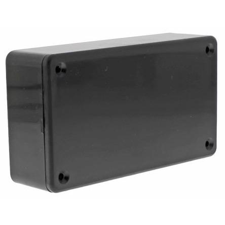 Hammond Pouzdro, řada: 1591 IP54 Nestíněný barva Černá barva Černá Samozhášecí ABS 112 mm 31 mm 62 mm