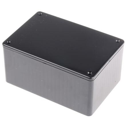 Hammond Pouzdro, řada: 1591 IP54 Nestíněný barva Černá barva Černá Samozhášecí ABS 120 mm 59 mm 80 mm