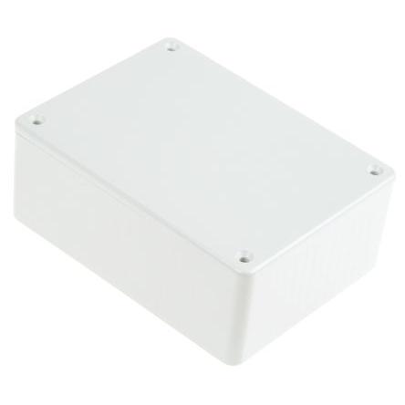 Hammond Pouzdro, řada: 1591 IP54 Nestíněný S přírubou barva Šedá barva Šedá Samozhášecí ABS 110 mm 44 mm 82 mm