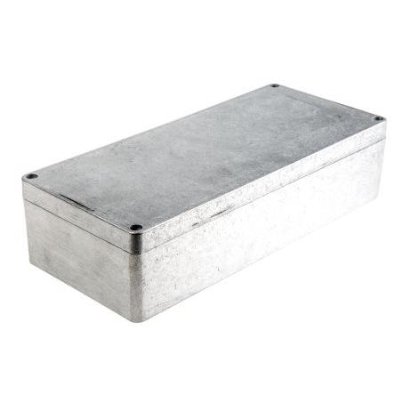 Hammond Pouzdro, řada: 1590 IP66 Stíněné barva Přírodní IK08 barva Přírodní Odlévaný hliník 360 mm 91.2 mm 159.6 mm