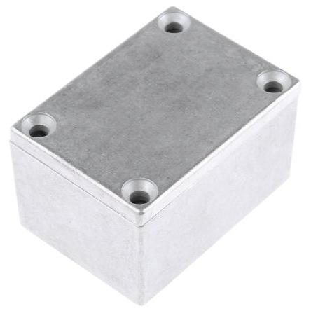 Hammond Pouzdro, řada: 1590 IP65 Stíněné barva Přírodní barva Přírodní Odlévaný hliník 53 mm 31 mm 38 mm Silikon