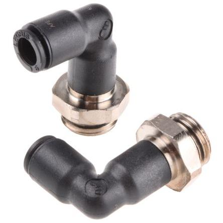 Legris Pneumatická armatura, řada: LF3000 Vnější 1/4" G, Niklovaná mosaz