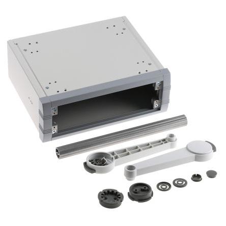METCASE Pouzdro na přístroje, řada: Unimet IP40 Hliník 85 mm barva Šedá 190 mm 230 mm