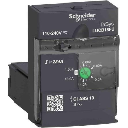 Schneider Electric Pokročilý spouštěč motorů, rozsah: TeSyS U 7.5 kW 18A, 4.5 A 690V 3fázový IP20, IP40