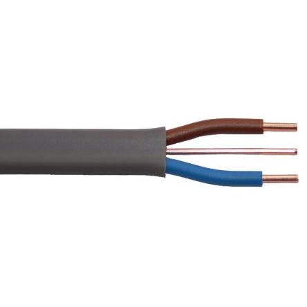 Prysmian Napájecí kabel, řada: 6243Y 3žilový 100 m Polyvinylchlorid plášť, Šedá, vnější průměr: 8.5 mm OD, 500V 70 °C