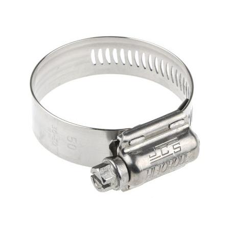 Hadicová a stahovací spona HTM50P Šnekový převod, Nerezová ocel S šestihranným otvorem HI-TORQUE 50 mm (vnitřní prům.)