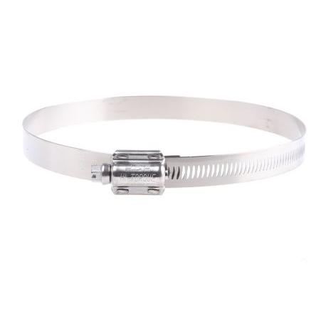 Hadicová a stahovací spona HTM160P Šnekový převod, Nerezová ocel S šestihranným otvorem HI-TORQUE 160 mm (vnitřní prům.)