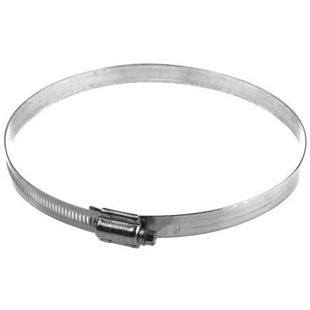 Hadicová a stahovací spona HTM200P Šnekový převod, Nerezová ocel S šestihranným otvorem HI-TORQUE 200 mm (vnitřní prům.)